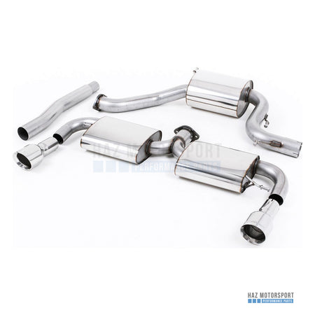 Milltek Sport Resonated (Quieter) Cat Back Exhaust – VW Scirocco R (2009–2016) – photo 1