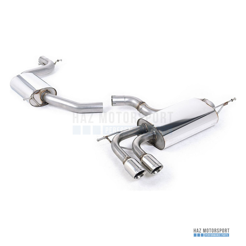 Milltek Sport Resonated (Quieter) Cat Back Exhaust – VW Scirocco R (2009–2016) – photo 1