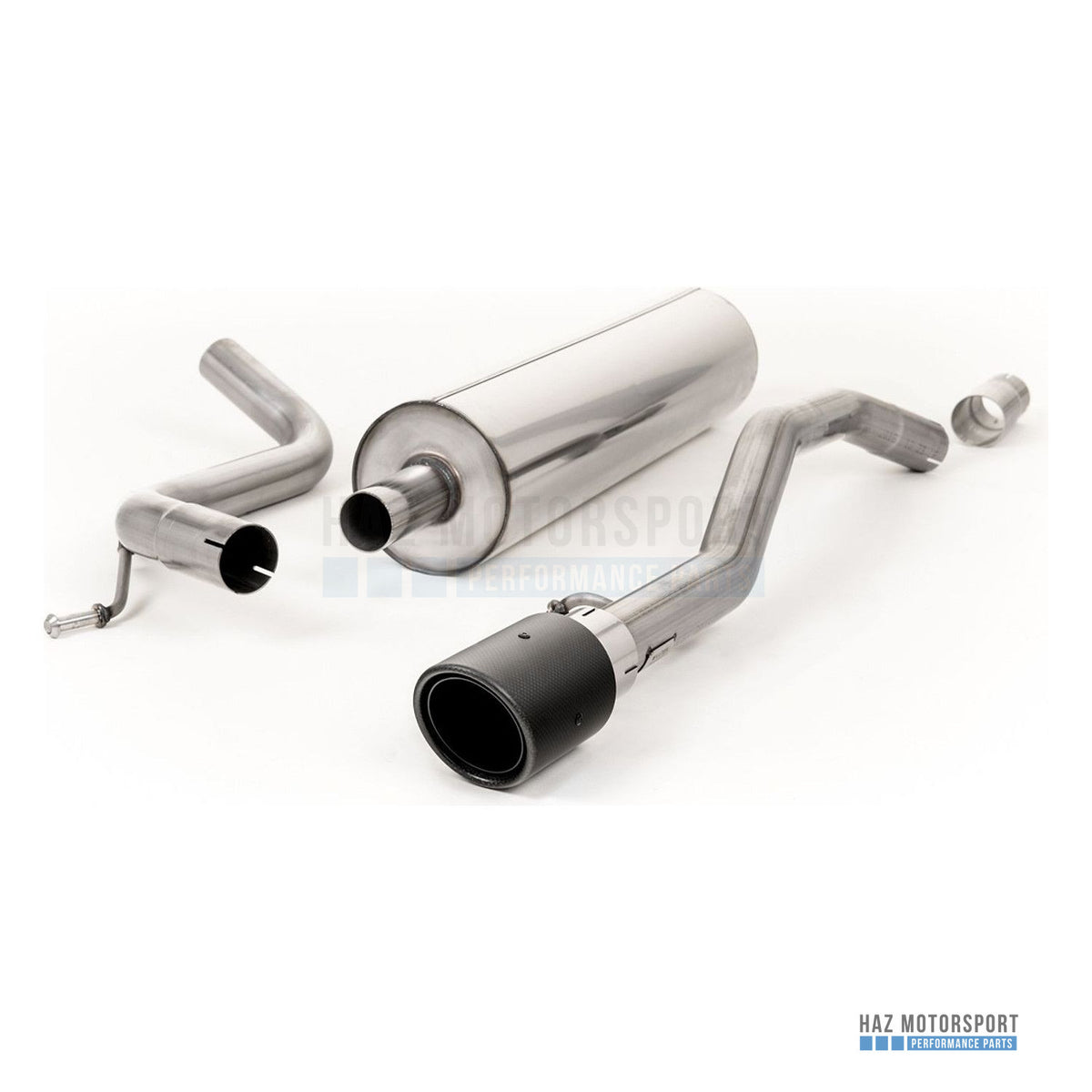 Milltek Sport Resonated (Quieter) Cat Back Exhaust – VW Up GTI 115PS & 1.0 TSI 90PS (2016 on) – photo 5