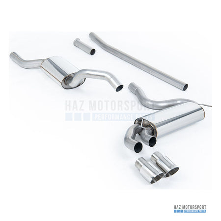 Milltek Sport Resonated (Quieter) Front Pipe Back Exhaust – Audi Coupe UR Quattro 10V (1981–1989) – photo 1