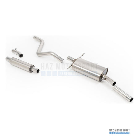 Milltek Sport Resonated (Quieter) Front Pipe Back Exhaust – VW Golf GTI Mk1 Cab (1983–1992) – photo 1