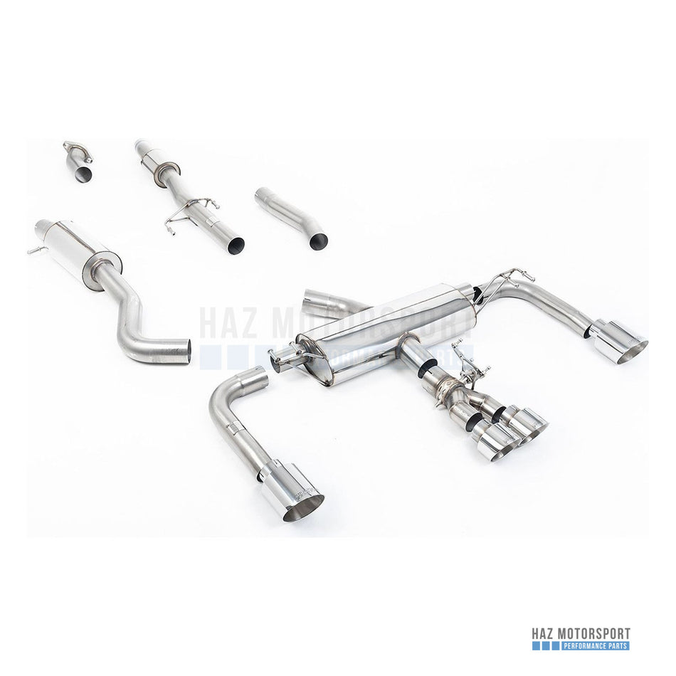 Milltek Sport Resonated (Quieter) Front Pipe Back Exhaust – Toyota GR Corolla 1.6 Turbo (2023 on) – photo 1