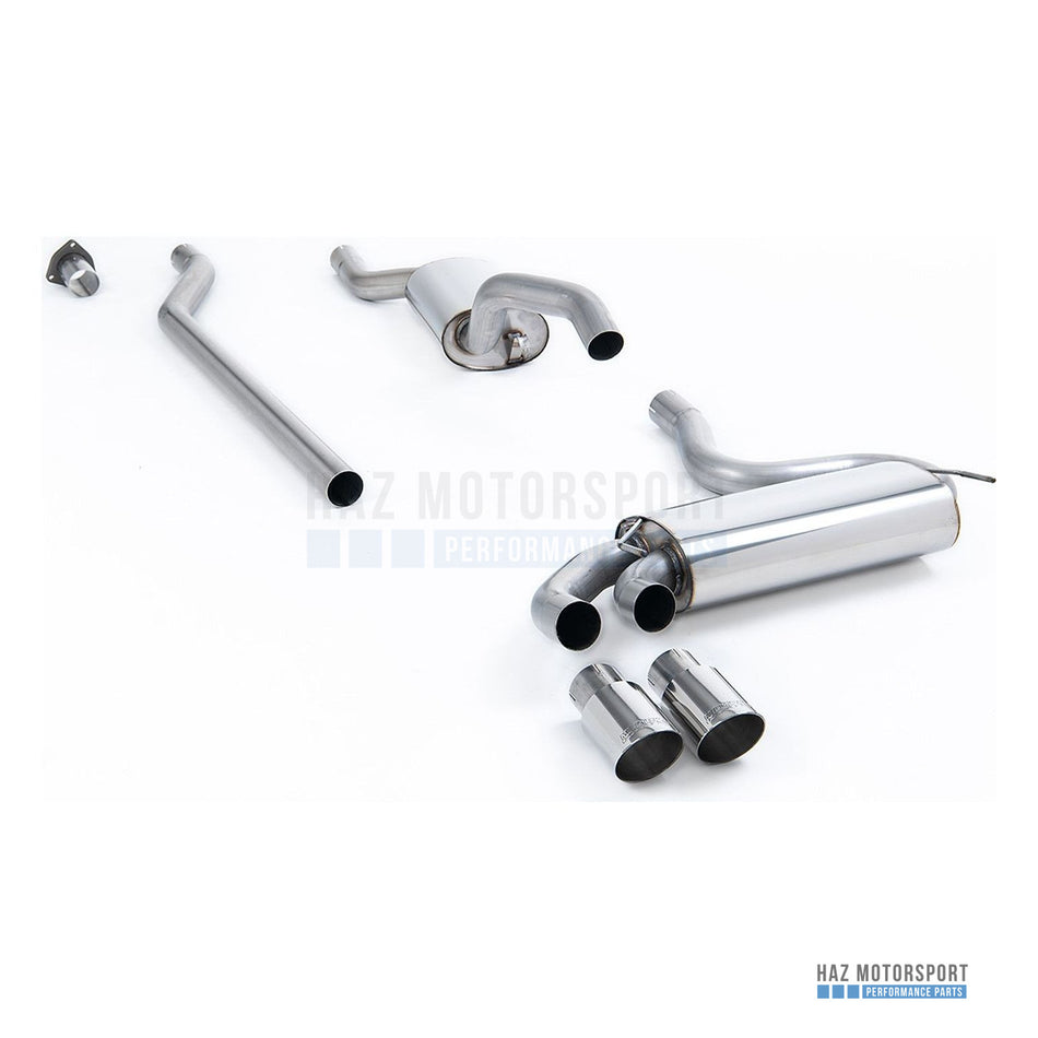 Milltek Sport Resonated (Quieter) Front Pipe Back Exhaust – Audi Coupe UR Quattro 20V (1989–1991) – photo 1