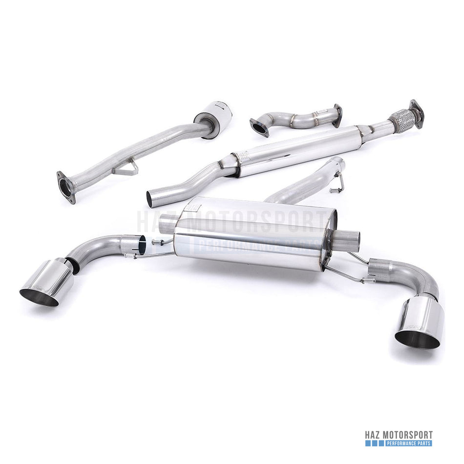 Milltek Sport Resonated (Quieter) Front Pipe Back Exhaust – Toyota GT86/Subaru BRZ (2012–2021) – photo 1