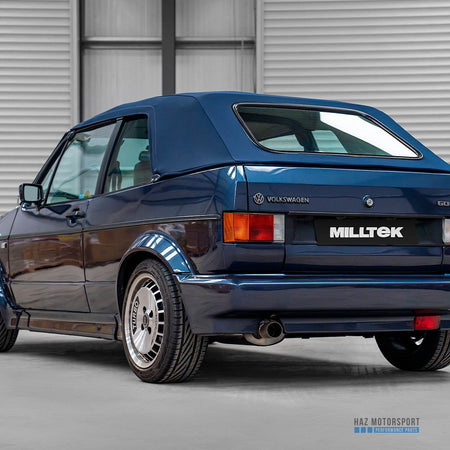 Milltek Sport Resonated (Quieter) Front Pipe Back Exhaust – VW Golf GTI Mk1 Cab (1983–1992) – photo 3