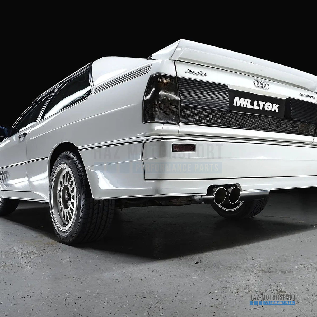 Milltek Sport Resonated (Quieter) Front Pipe Back Exhaust – Audi Coupe UR Quattro 10V (1981–1989) – photo 3