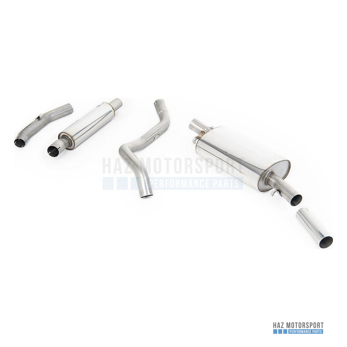 Milltek Sport Resonated (Quieter) Front Pipe Back Exhaust – Toyota GR Corolla 1.6 Turbo (2023 on) – photo 4