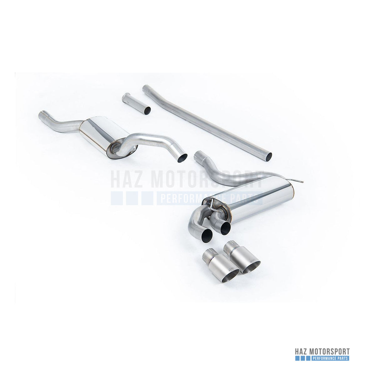 Milltek Sport Resonated (Quieter) Front Pipe Back Exhaust – Audi Coupe UR Quattro 10V (1981–1989) – photo 13