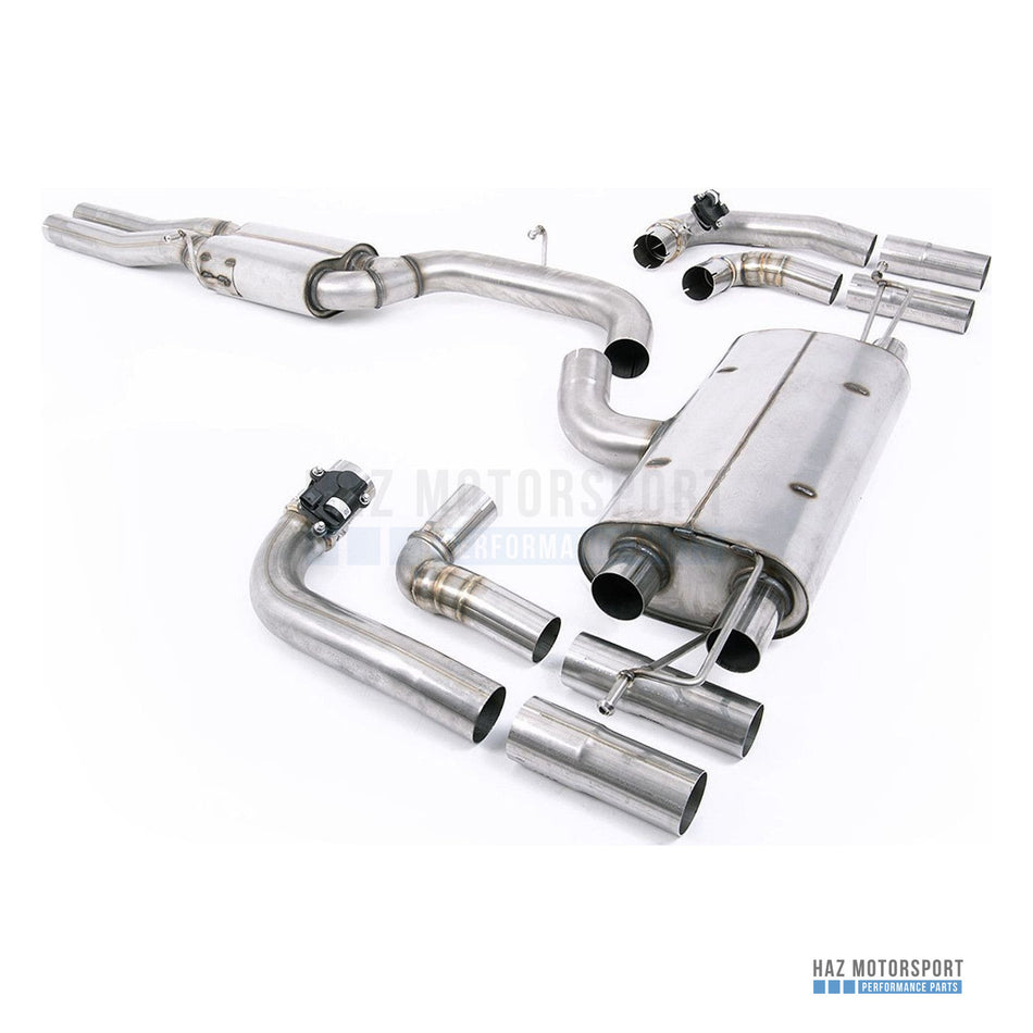 Milltek Sport Resonated (Quieter) GPF Back Exhaust – Audi RS3 Saloon/Sedan 400PS - Non-OPF/GPF Models (2021 on) – photo 1
