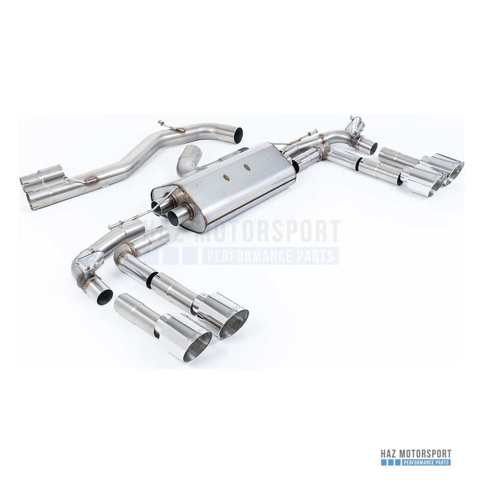 Milltek Sport Resonated (Quieter) GPF Back Exhaust – Audi S3 8Y (2020 on) – photo 1