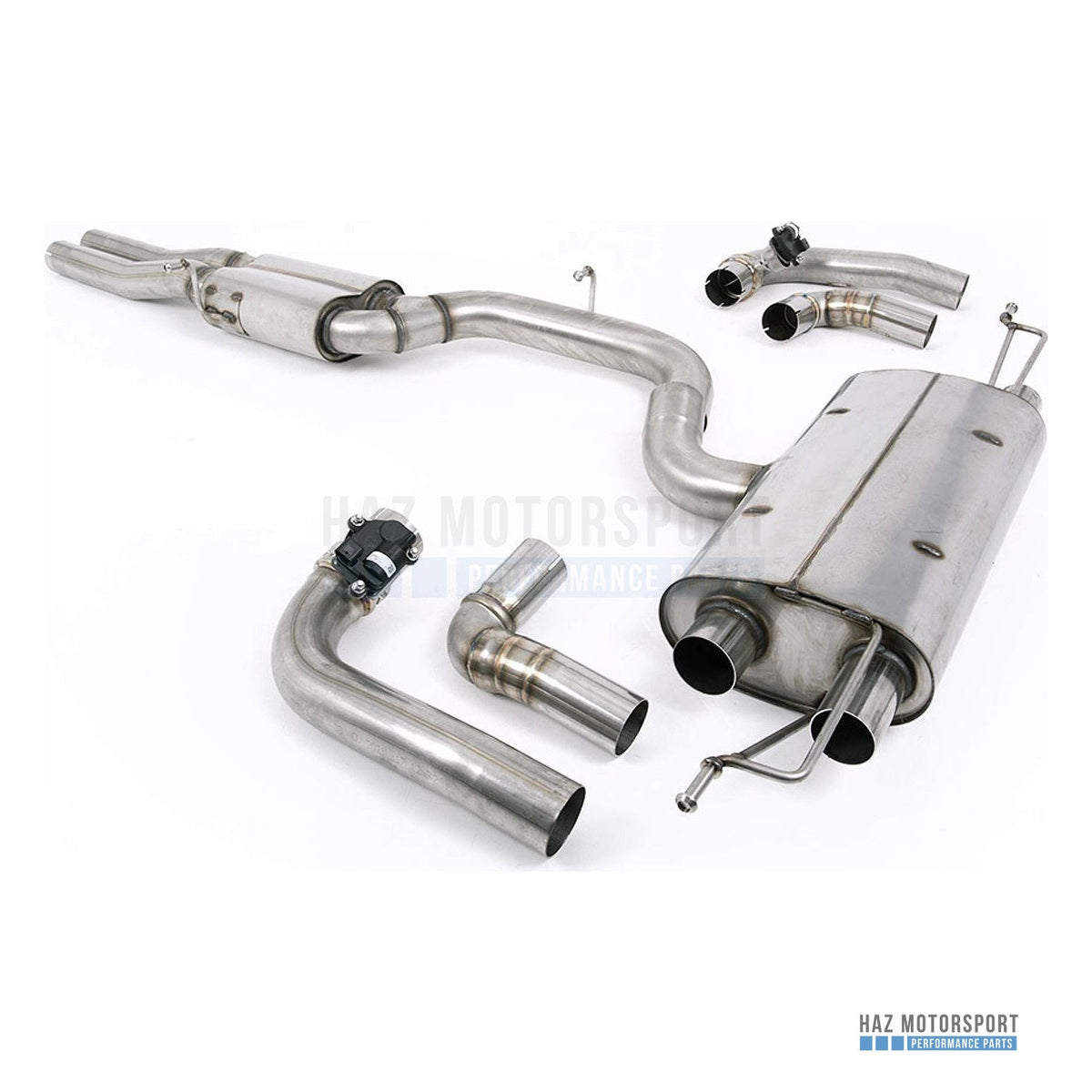 Milltek Sport Resonated (Quieter) GPF Back Exhaust – Audi RS3 8Y Sportback 2.5 TFSI (2021 on) – photo 1