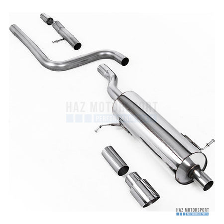 Milltek Sport Resonated (Quieter) GPF Back Exhaust – Ford Fiesta Mk8 1.0T ST Line (2020 on) – photo 1