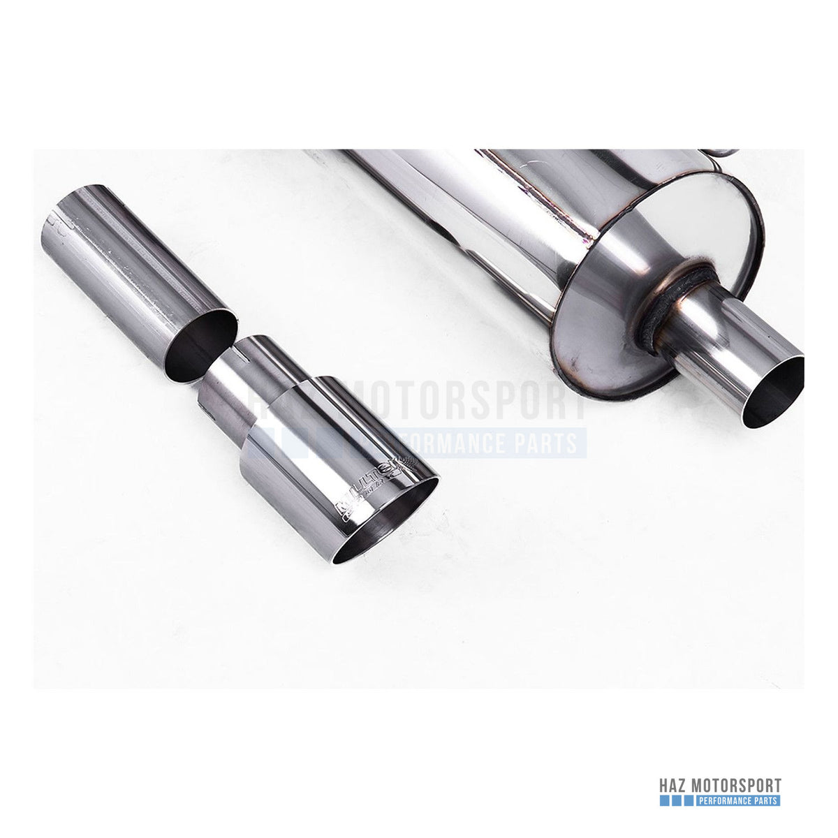 Milltek Sport Resonated (Quieter) GPF Back Exhaust – Ford Fiesta Mk8 1.0T ST Line Dual Outlets (2020 on) – photo 2
