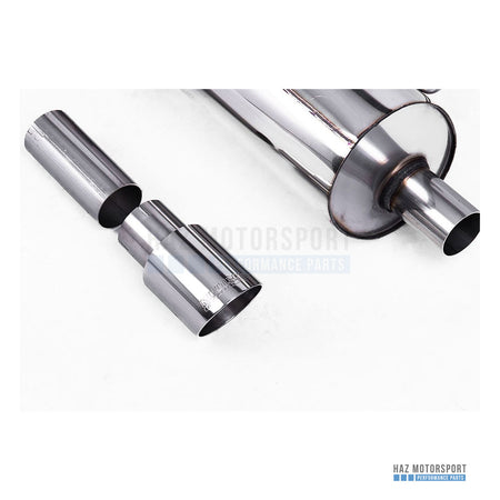 Milltek Sport Resonated (Quieter) GPF Back Exhaust – Ford Fiesta Mk8 1.0T ST Line Dual Outlets (2020 on) – photo 2