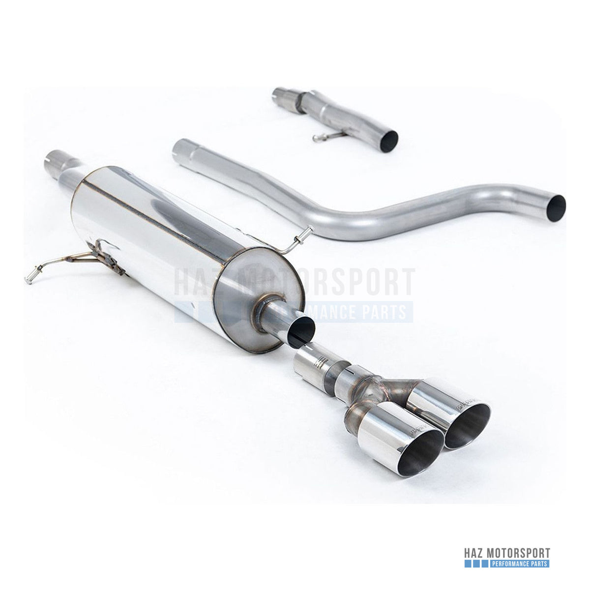 Milltek Sport Resonated (Quieter) GPF Back Exhaust – Ford Fiesta Mk8 1.0T ST Line (2020 on) – photo 3