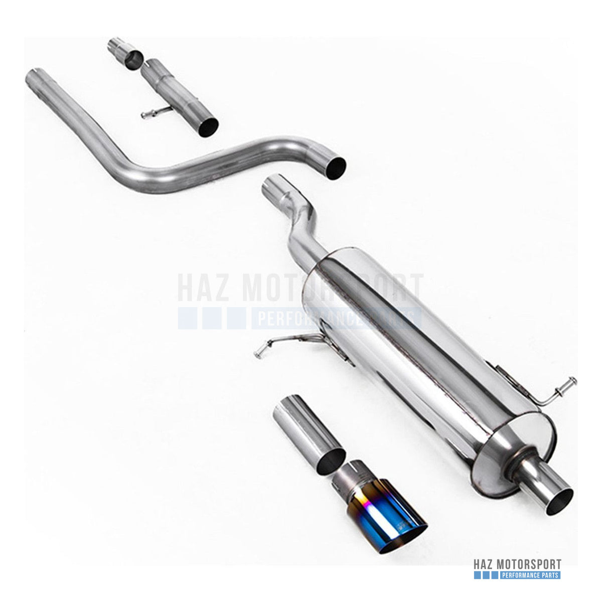 Milltek Sport Resonated (Quieter) GPF Back Exhaust – Ford Fiesta Mk8 1.0T ST Line (2020 on) – photo 9
