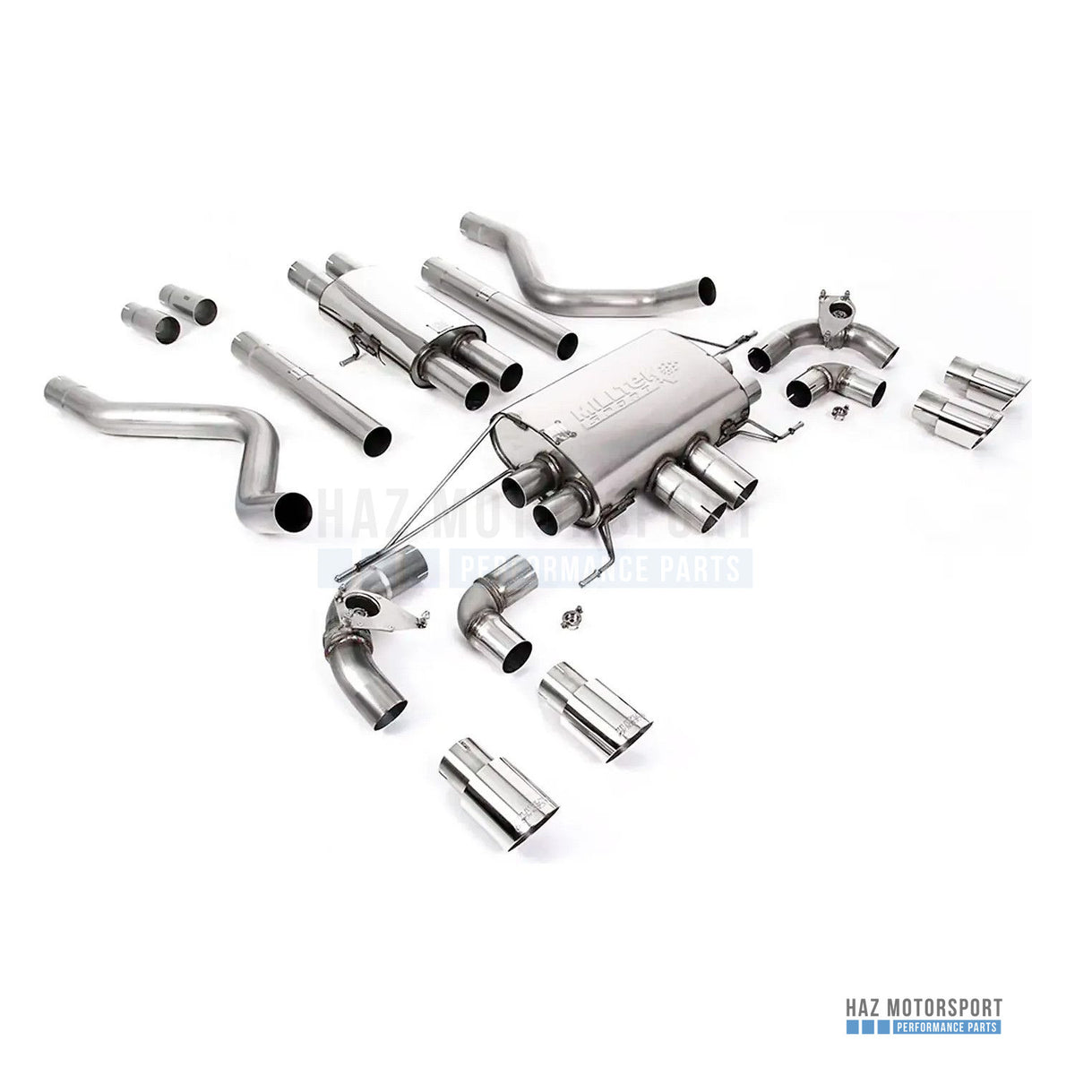 Milltek Sport Resonated (Quieter) GPF Back Exhaust – Land Rover Defender 110 5.0 V8 (2021 on) – photo 1