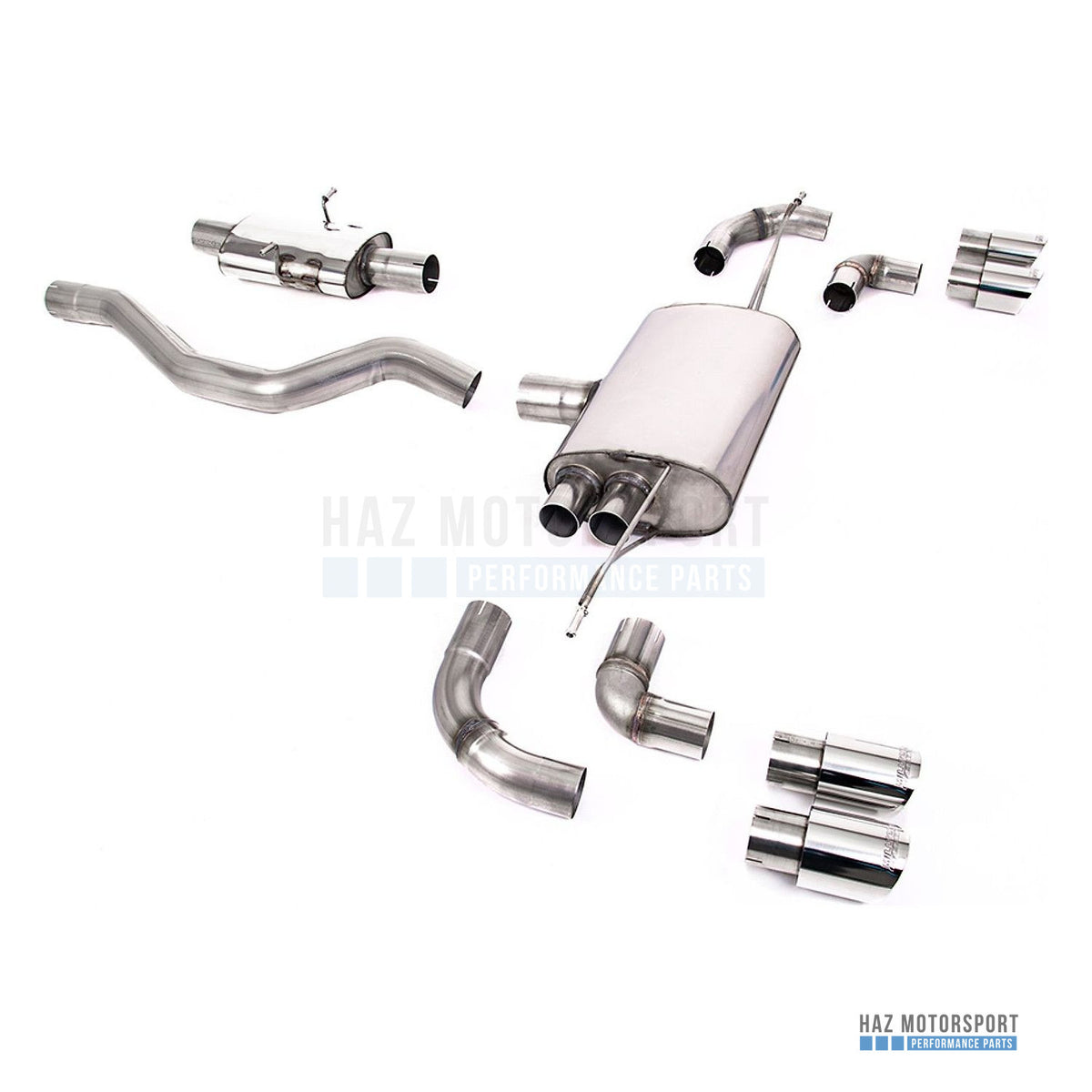 Milltek Sport Resonated (Quieter) GPF Back Exhaust – Land Rover Defender 90 3.0 I6 P400 (2020 on) – photo 1