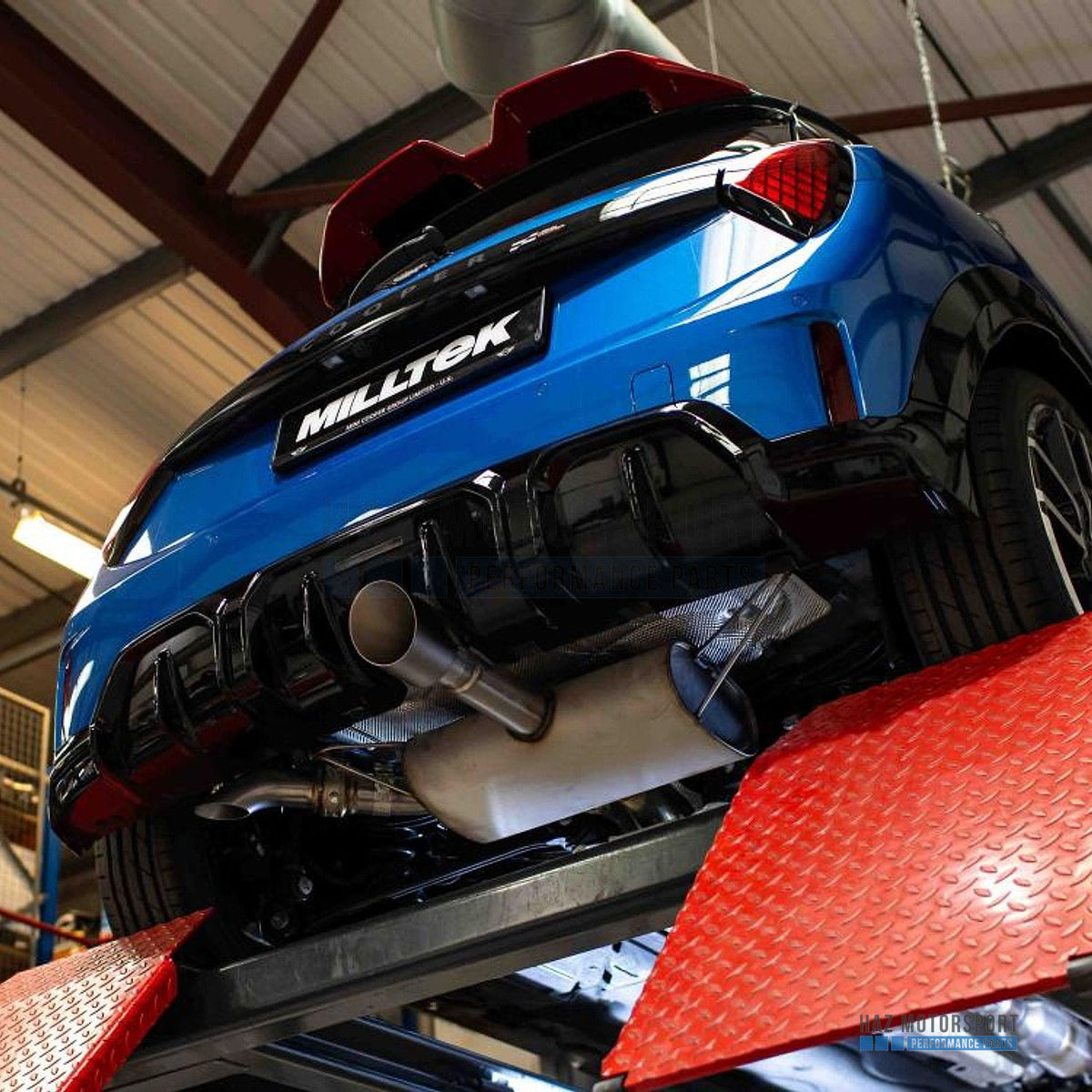Milltek Sport Resonated (Quieter) GPF Back Exhaust – Mini Mk4 JCW F66 2.0T B48 (2024 on) – photo 6