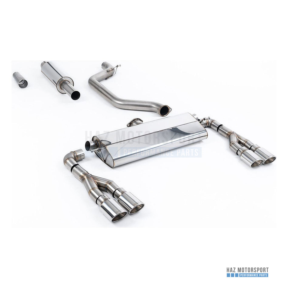 Milltek Sport Resonated (Quieter) GPF Back Exhaust – Seat Leon FR 1.5 eTDSI Mk4 (2020 on) – photo 1