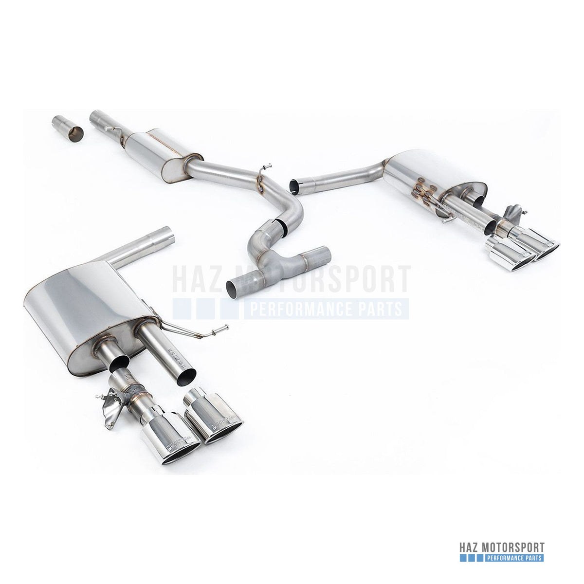 Milltek Sport Resonated (Quieter) GPF Back Exhaust – VW Arteon R 2.0 TSI 320PS (2022 on) – photo 1