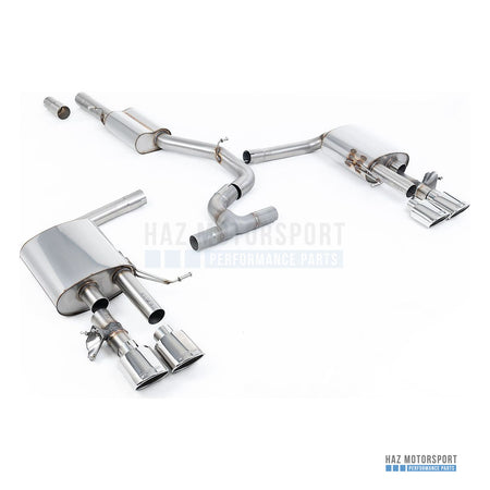 Milltek Sport Resonated (Quieter) GPF Back Exhaust – VW Arteon R 2.0 TSI 320PS (2022 on) – photo 1