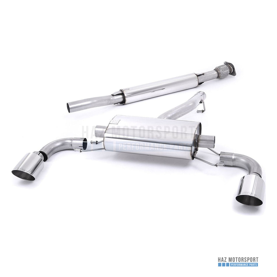Milltek Sport Resonated (Quieter) Secondary Cat Back Exhaust – Toyota GT86/Subaru BRZ (2012 on) – photo 1