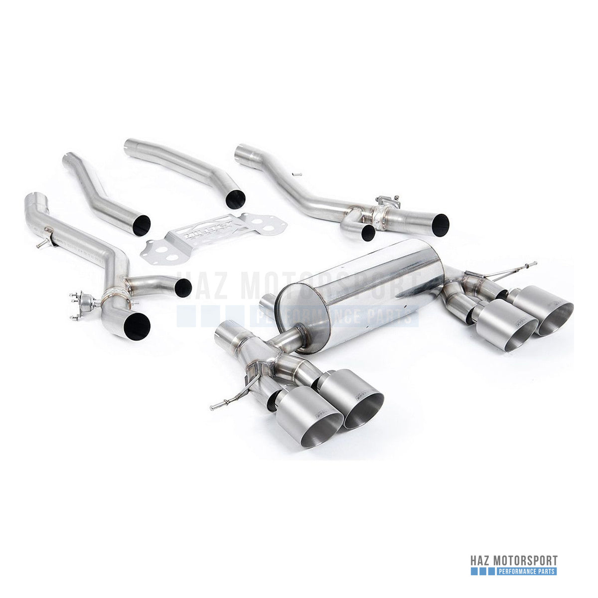 Milltek Sport Resonated (Quieter) Secondary Cat Back Exhaust – BMW G8X M3/M4 (2020 on) – photo 10