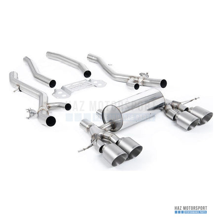 Milltek Sport Resonated (Quieter) Secondary Cat Back Exhaust – BMW G8X M3/M4 (2020 on) – photo 10