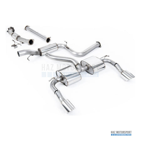 Milltek Sport Resonated (Quieter) Turbo Back Exhaust – Ford Focus Mk2 RS (2009–2010) – photo 1