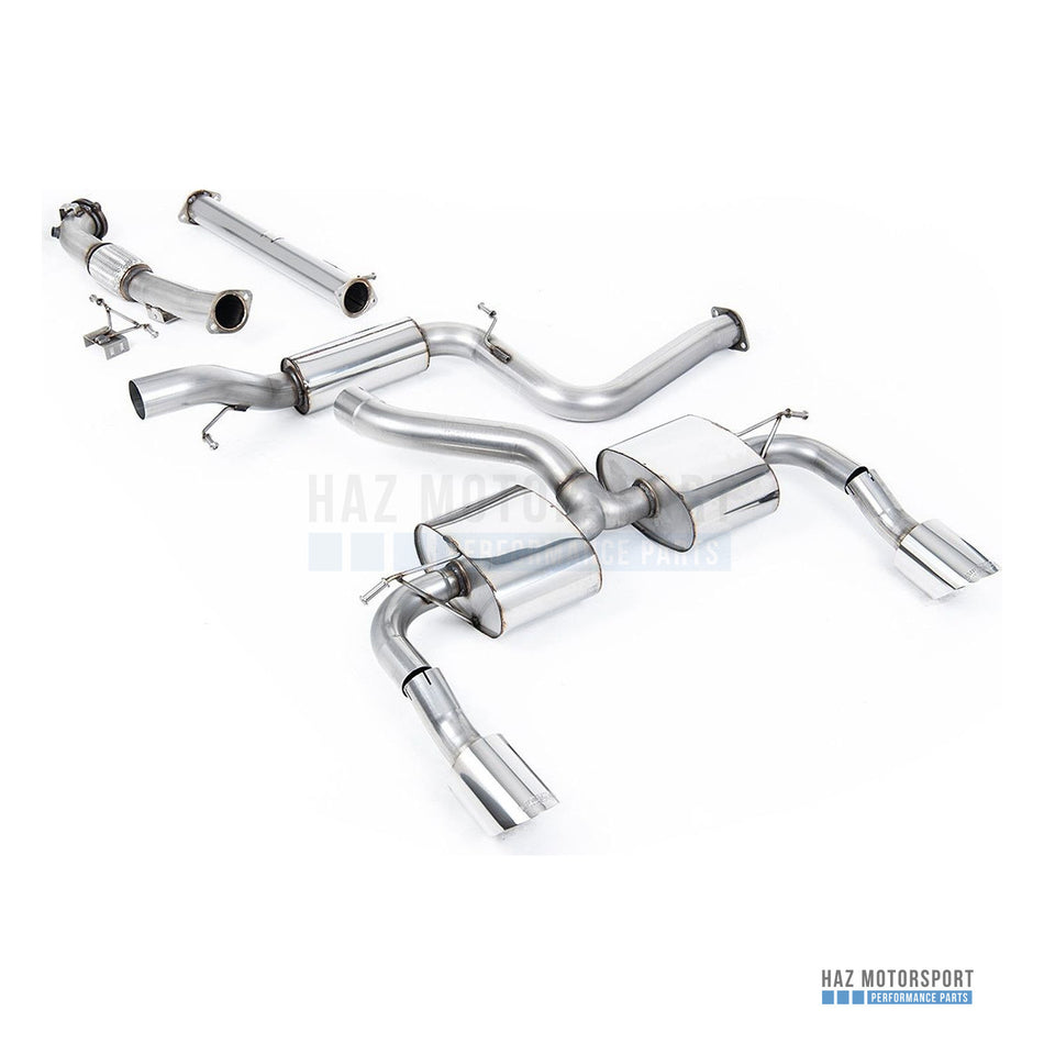 Milltek Sport Resonated (Quieter) Turbo Back Exhaust – Ford Focus Mk2 RS (2009–2010) – photo 1