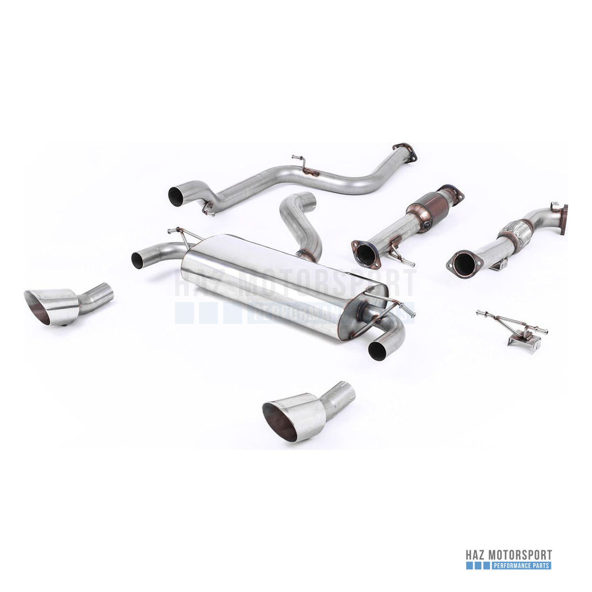 Milltek Sport Resonated (Quieter) Turbo Back Exhaust – Ford Focus Mk2 RS (2009–2010) – photo 11