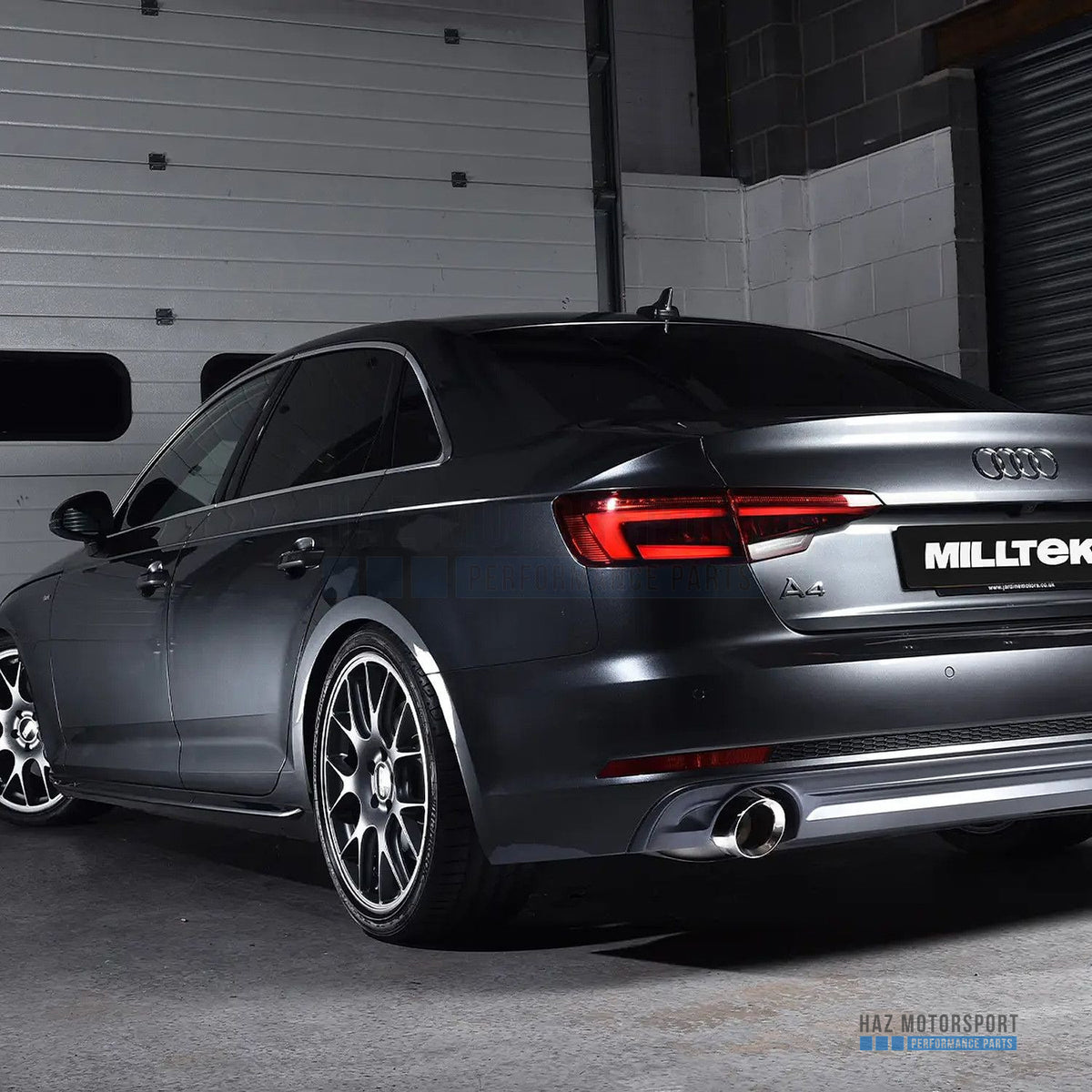 Milltek Sport Road+ Cat Back Exhaust – Audi A4 2.0 B9 Quattro (2016 on) – photo 4