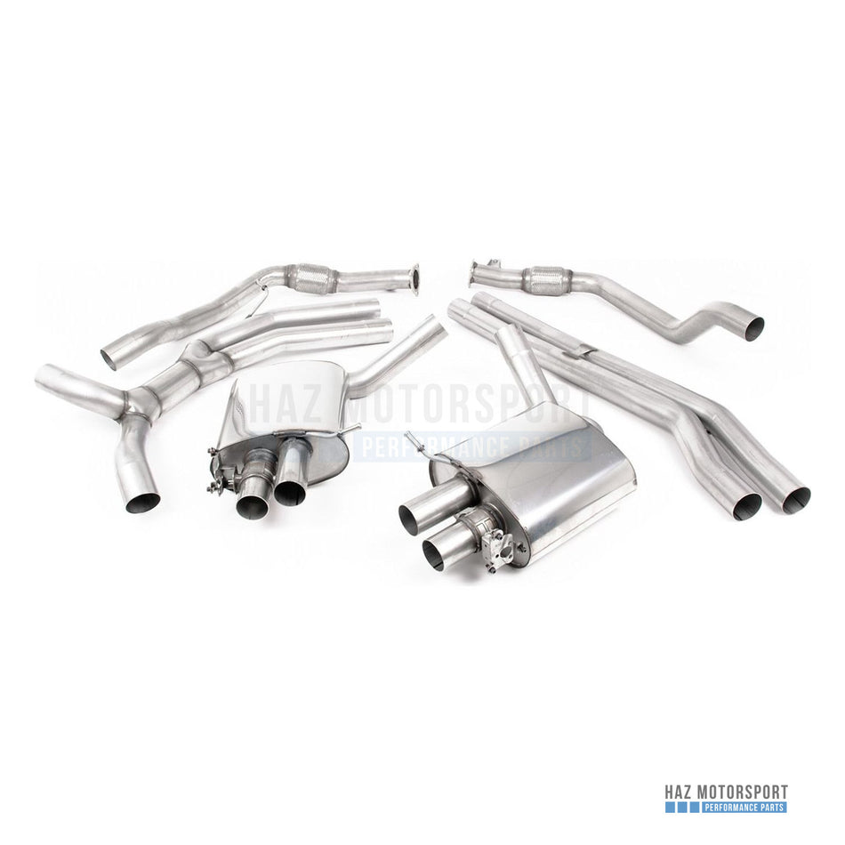 Milltek Sport Road+ Cat Back Exhaust – Audi RS4 B9 Avant (2019 on) – photo 1