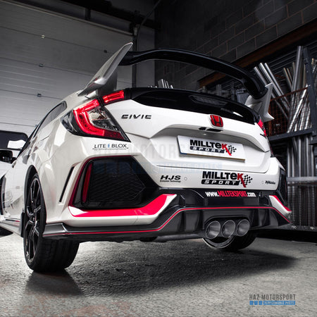 Milltek Sport Road+ Cat Back Exhaust – Honda Civic FK8 Type R (2017–2022) – photo 6