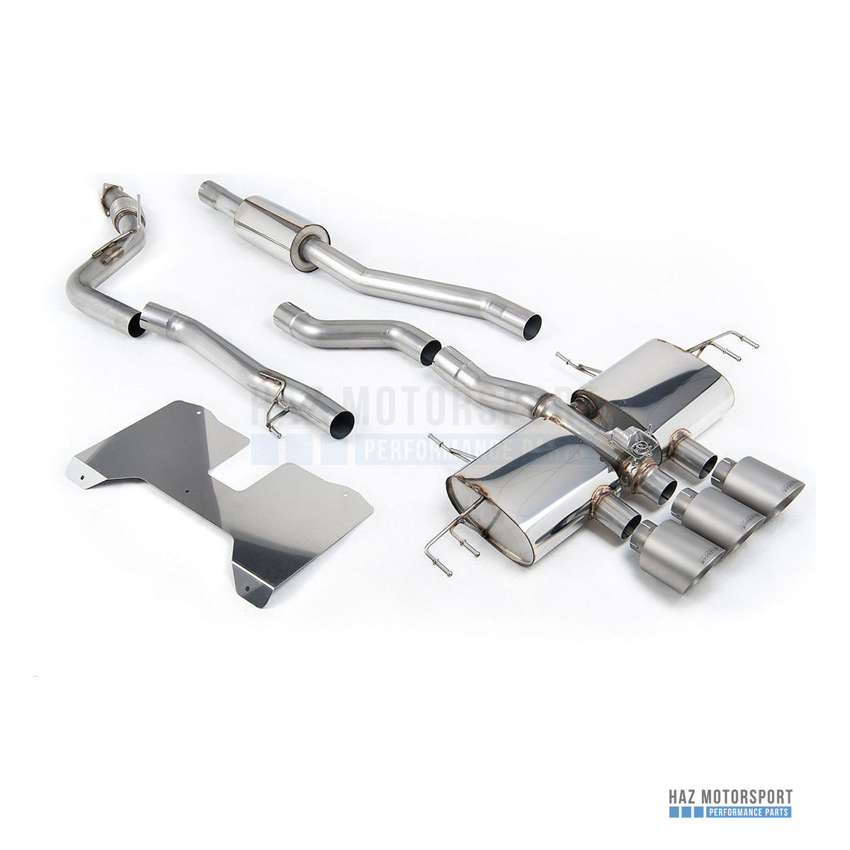 Milltek Sport Road+ Cat Back Exhaust – Honda Civic FL5 Type R (2022 on) – photo 12