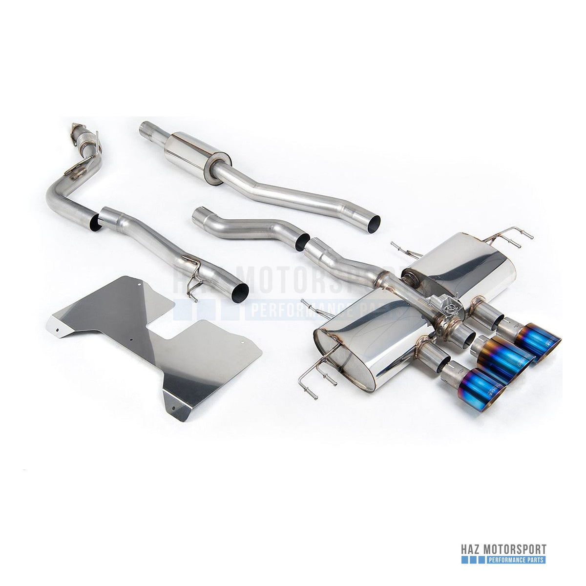 Milltek Sport Road+ Cat Back Exhaust – Honda Civic FL5 Type R (2022 on) – photo 15