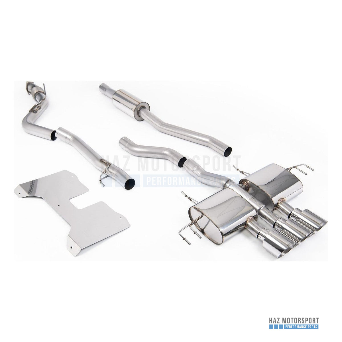 Milltek Sport Road+ Cat Back Exhaust – Honda Civic FL5 Type R (2022 on) – photo 27