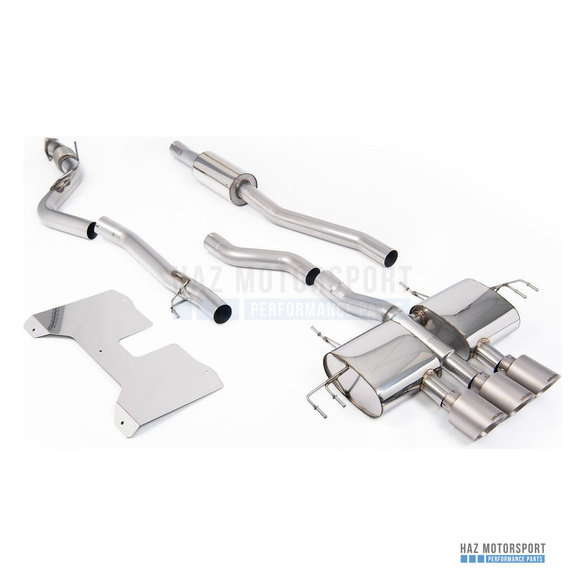 Milltek Sport Road+ Cat Back Exhaust – Honda Civic FL5 Type R (2022 on) – photo 32