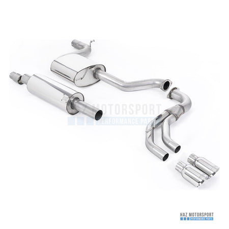 Milltek Sport Road+ Cat Back Exhaust – Seat Leon FR 1.8 TSI 180PS (2013–2018) – photo 1