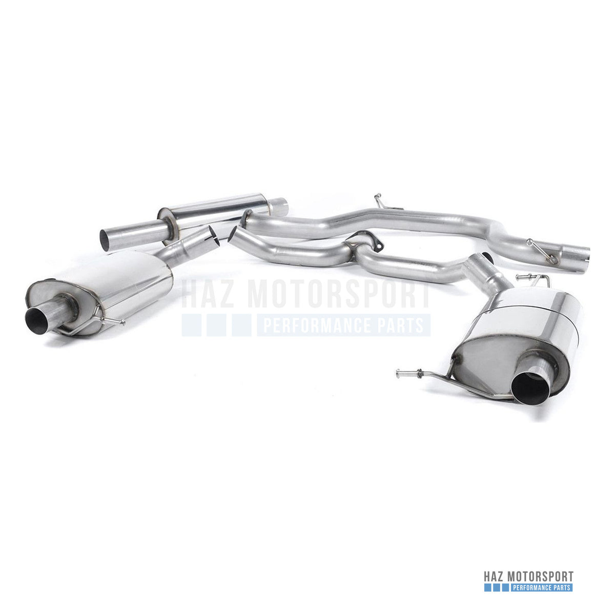 Milltek Sport Road+ Cat Back Exhaust – Skoda Octavia vRS 2.0 TSI 220/230/245PS (2013–2020) – photo 1