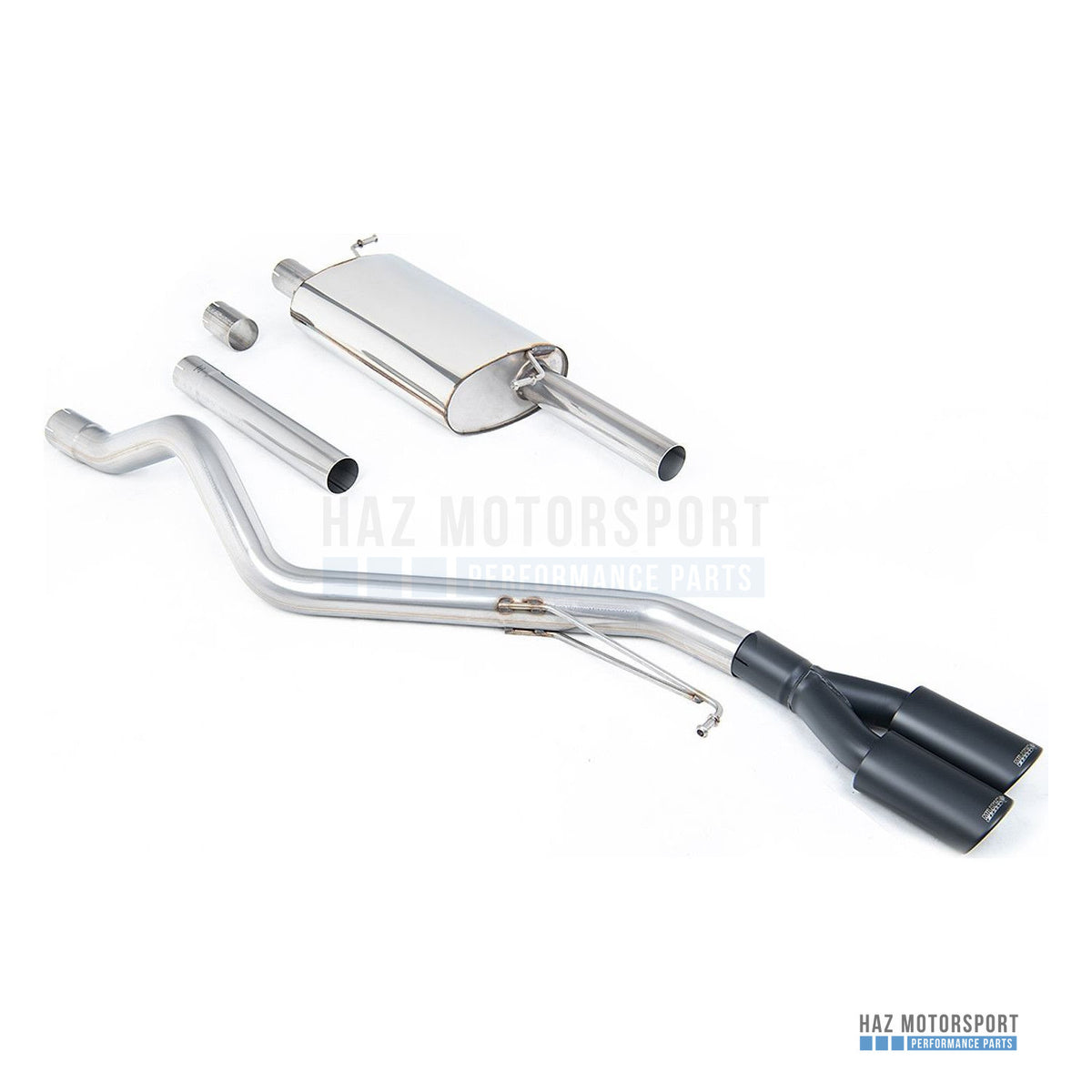 Milltek Sport Road+ Cat Back Exhaust – VW T6 LWB 2.0 TSI Petrol (2017 on) – photo 2