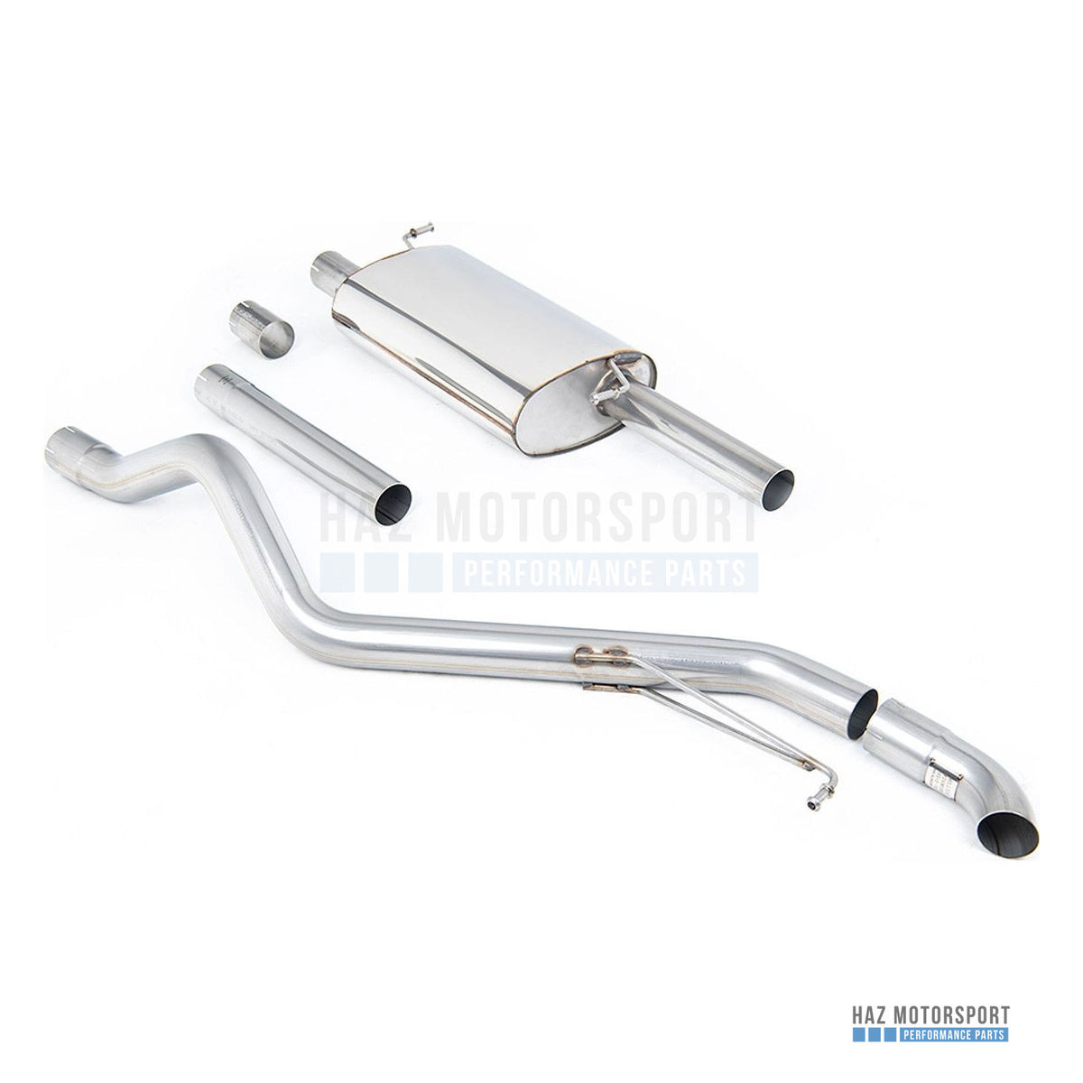Milltek Sport Road+ Cat Back Exhaust – VW T6 LWB 2.0 TSI Petrol (2017 on) – photo 4