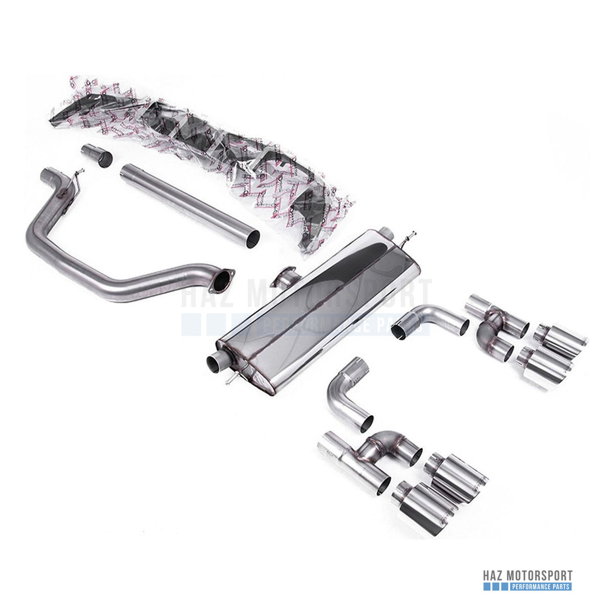 Milltek Sport Road+ GPF Back Exhaust – VW Golf GTI Mk8 (2020–2024) – photo 1