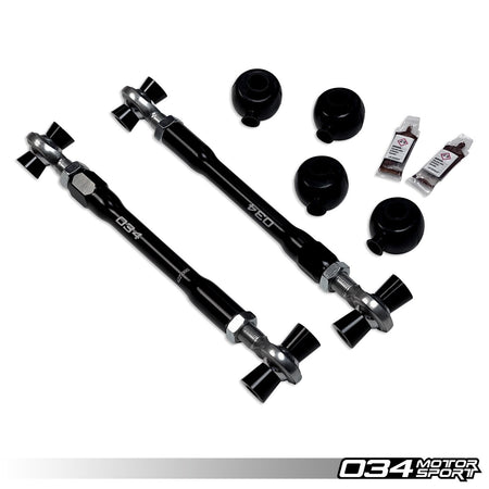 034Motorsport Adjustable Rear Toe Links - VW Golf Mk5 Mk6 Mk8, Audi A3 S3 TT 1