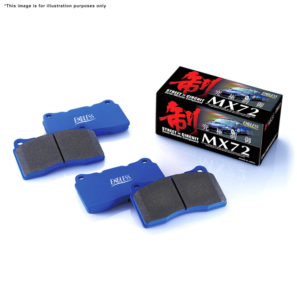 EIP020 Endless Rear MX72 Performance Racing Brake Pads EIP020-MX72