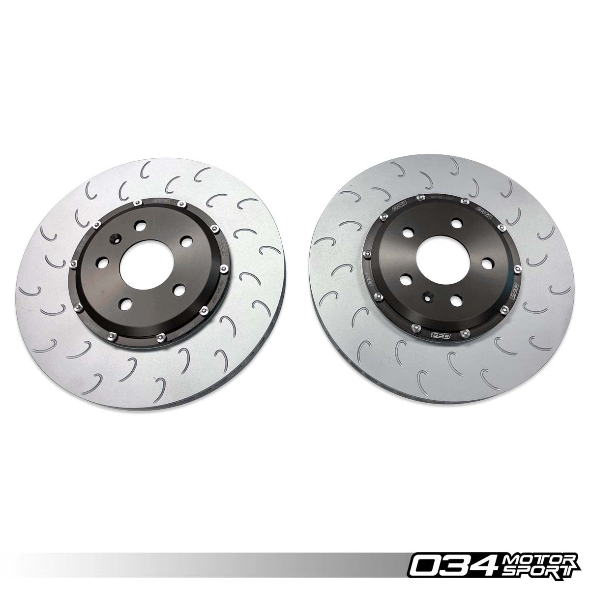 034Motorsport 2-Piece Front Brake Discs 345x30mm - Audi S4 S5 Q5 B8 B8.5 1
