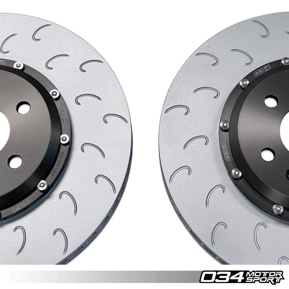 034Motorsport 2-Piece Front Brake Discs 345x30mm - Audi S4 S5 Q5 B8 B8.5 3