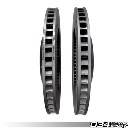 034Motorsport 2-Piece Front Brake Discs 345x30mm - Audi S4 S5 Q5 B8 B8.5 6