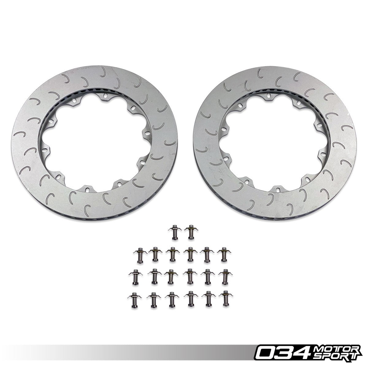 034Motorsport Replacement Front Rotor Ring Set - VW Golf R Mk8 & Audi S3 8Y 1